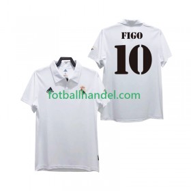 Herre Fotballdrakter Real Madrid FIGO 10 2003 Hjemme Retro 2002 Kortermet